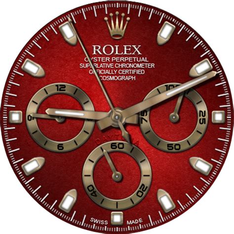 rolex watch face wear os